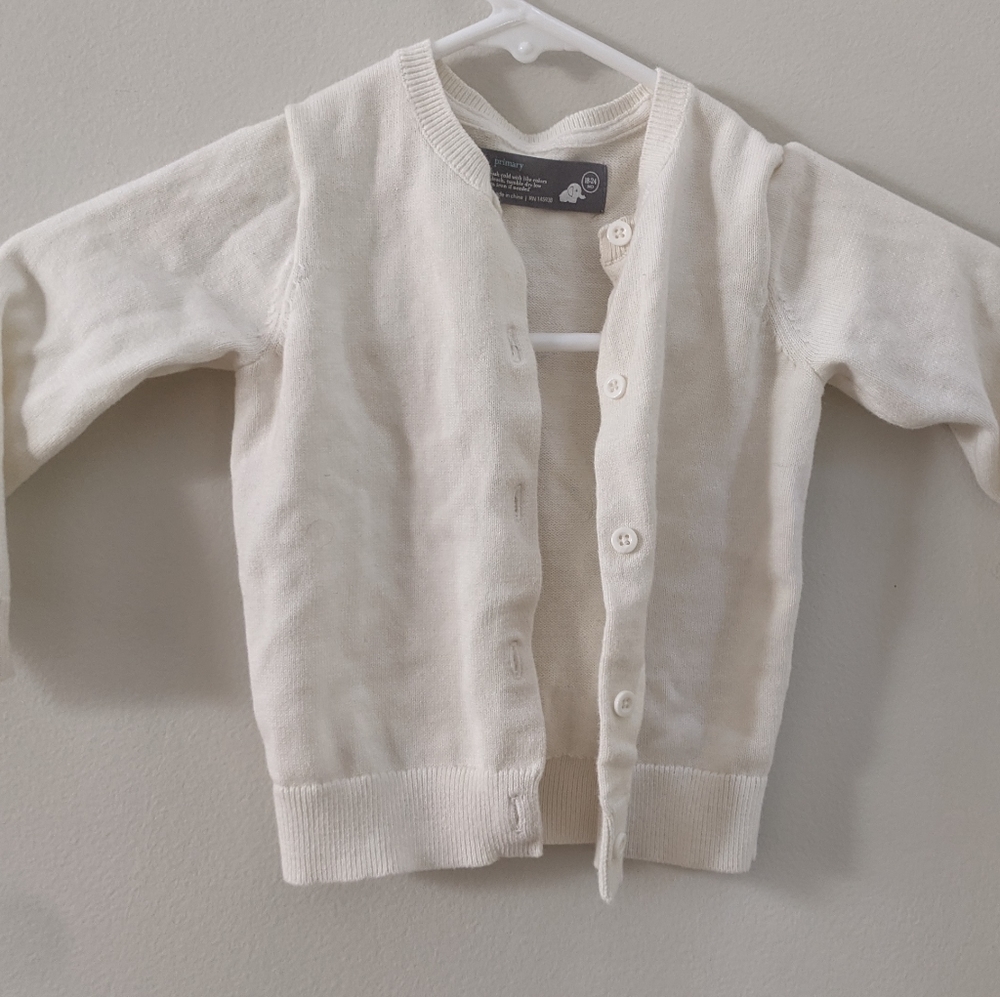 Primary cardigan off white
